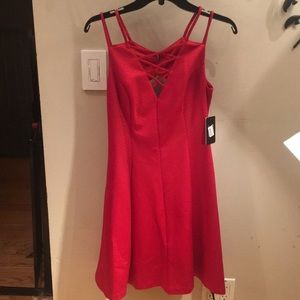 Guess red cocktail dress